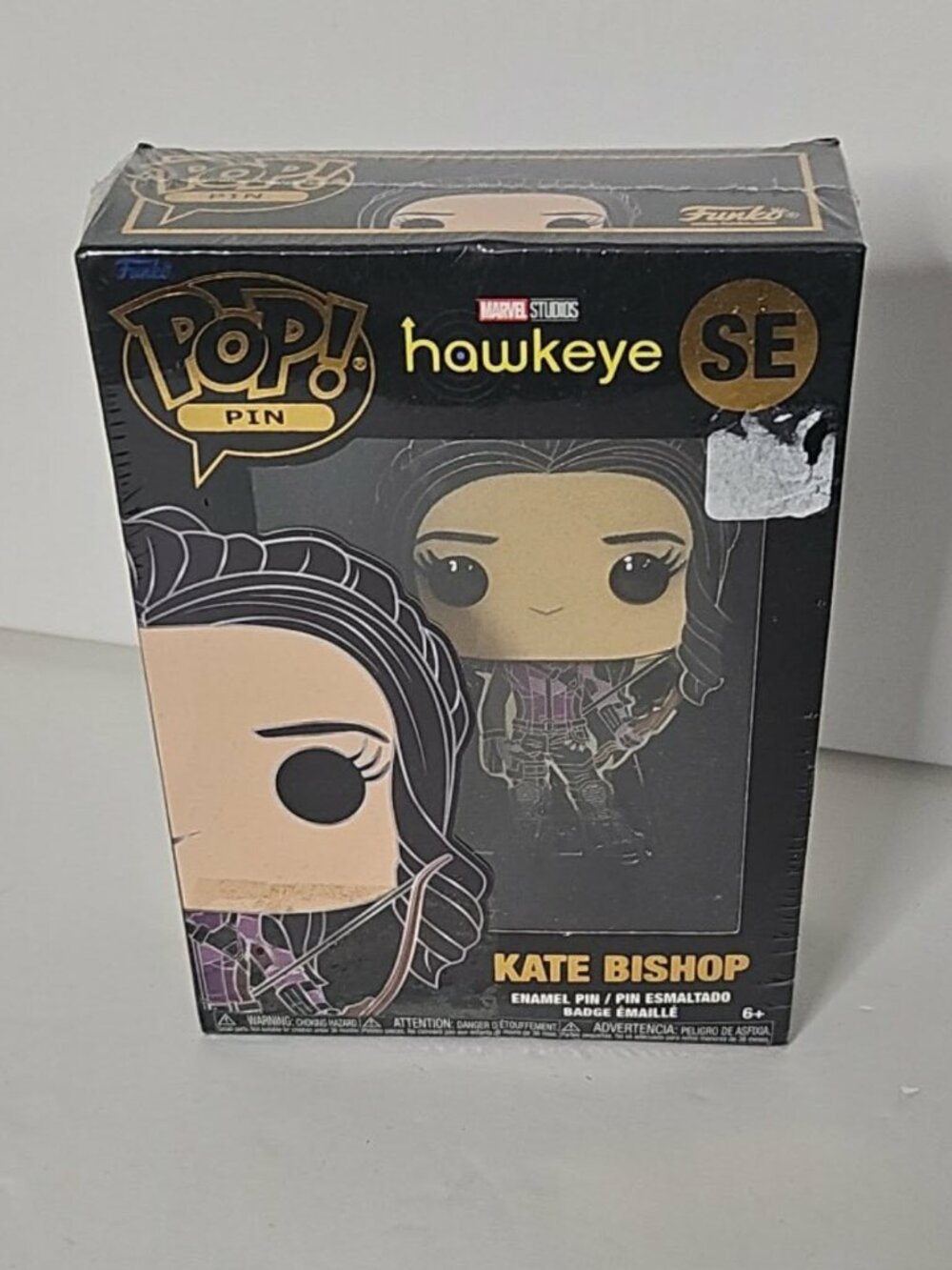 Funko Pop! Pin Marvel Hawkeye Kate Bishop SE Sealed (Damaged Box)